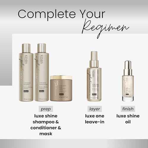 Platinum Luxe Shine Shampoo/Conditioner | Gold Enriched | Transforms Dull And Lifeless Strands To Glamorous And Full-Bodied Hair | All Hair Types