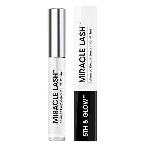 Miracle Lash - Serum for Eyelash Growth - Lash Enhancing Serum to Nourish, Hydrate & Strengthen Lashes ? Helps Brittle, Damaged Lashes Look Thicker, Fuller & Longer ? Gentle Formula