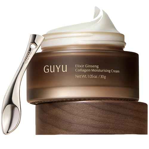 Collagen Face Cream with Rare Ginseng Anti-Aging Peptides Face Moisturizer | Vitamin E, Hyaluronic Acid, Plant-Based Retinol, Squalane, Ceremide | for Firming, Reducing Wrinkle (1 oz/30g)