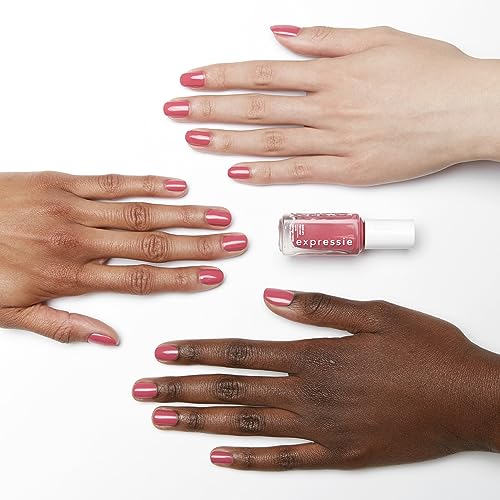 Essie expressie, Quick-Dry Nail Polish, 8-Free Vegan, Hot Pink, Crave The Chaos, 0.33 fl oz