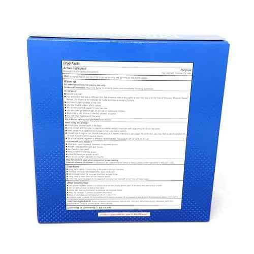 Kirkland Signature Hair Regrowth Treatment Minoxidil Foam for Men, 2.11 oz, 6 Count (6 Month Supply)