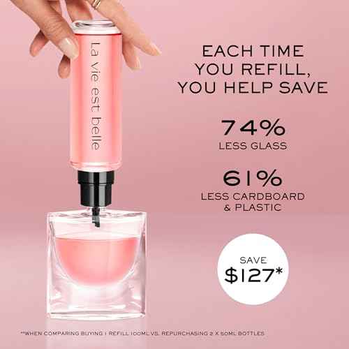 Lanc?me La Vie Est Belle Eau de Parfum - Long Lasting Fragrance with Notes of Iris, Earthy Patchouli, Warm Vanilla & Spun Sugar - Floral & Sweet Women's Perfume