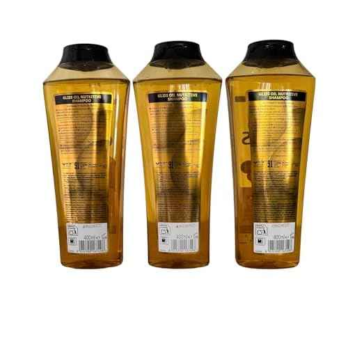 Gliss Shampoo Oil Nutritive 13.6 Ounce (400ml) (3 Pack)