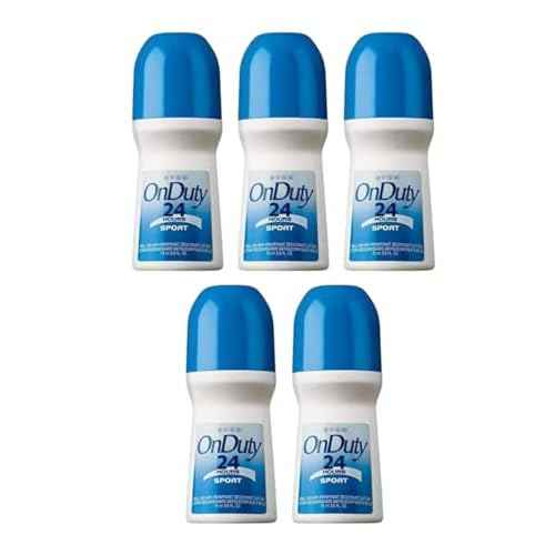 On Duty 24 Hours Sport Roll-on ? Long-lasting Antiperspirant Protection ? Fresh Scent ? 2.6 oz (Pack of 5)