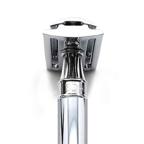 Edwin Jagger DE89BL Chrome Reusable Classic Double Edge Safety Razor for Men