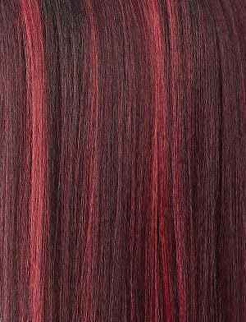 Sensationnel Dashly Lace Front Wig - Unit 53 Hand Tied Laceparting Ear to Ear Synthetic (BALAYAGEDARKCHERRY)