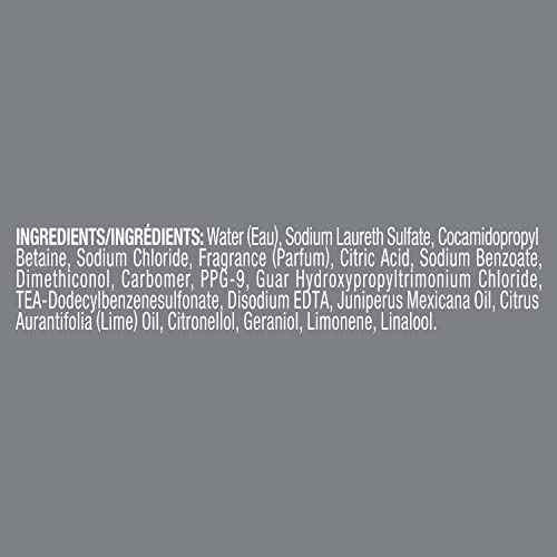 DOVE MEN + CARE 2 in 1 Shampoo and Conditioner For Healthy-Looking Hair Lime + Cedarwood Naturally Derived Plant Based Cleansers 20.4 oz 3 Count