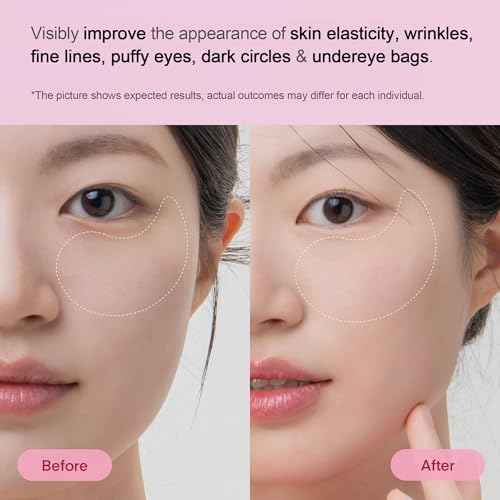 TEREZ & HONOR Peptide Collagen Hydrogel Eye Patches - 6 Pairs Korean Under Eye Masks for Puffy Eyes, Dark Circles, Wrinkles & Undereye Bags - Firming, Hydrating, Travel & Gift Ready Skincare Eye Pads