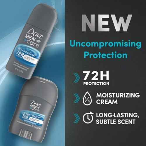 Dove Men + Care Clean Comfort Travel Antiperspirants ??Men¡¯s Antiperspirant Spray + Stick, 72H Protection (4 Piece Set)
