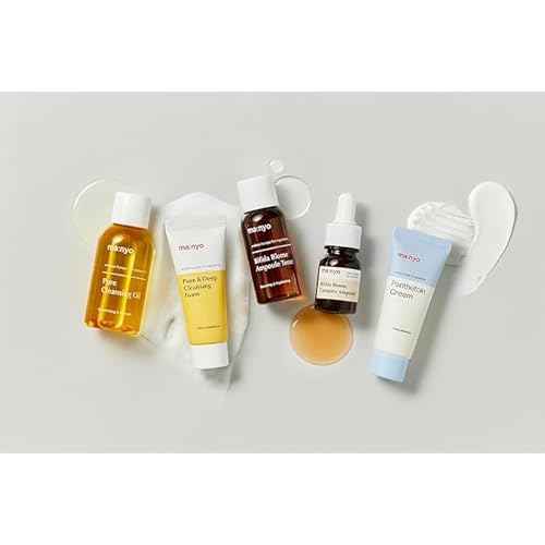 MA:NYO Best Sellers Kit | Travel size Trial & Gift Set | Pure Cleansing Oil, Pure Cleansing Foam, Bifida Biome Ampoule, Bifida Biome Toner, Panthetoin Cream | Korean Skin Care, Skin Repair Solution