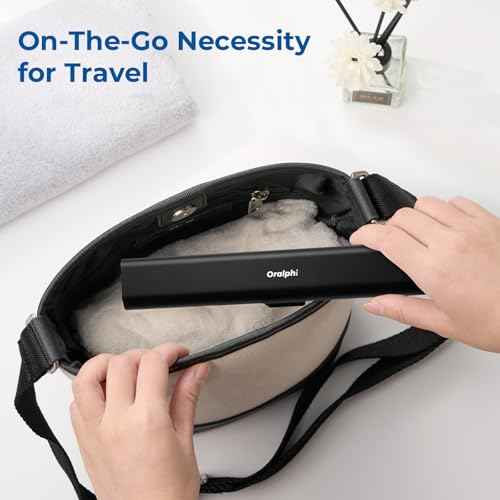 Aluminum Toothbrush Travel Case, Portable Travel Toothbrush Holder, Durable Manual Toothbrush Box Container for Traveling, Bathroom, Camping, Business Trip-Black