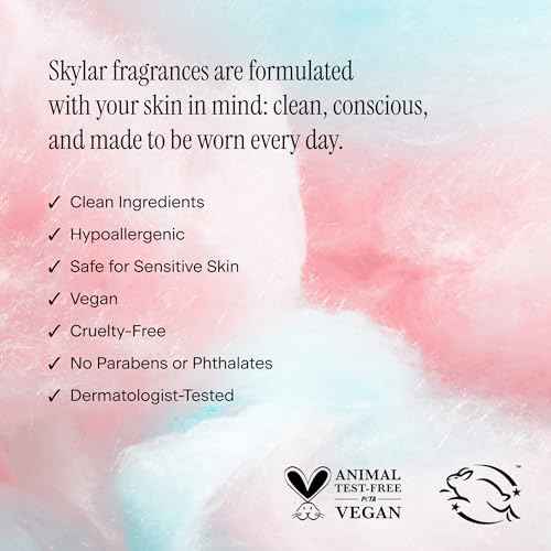 Skylar Boardwalk Delight Eau de Parfum - Hypoallergenic & Clean Perfume for Women & Men, Vegan & Safe for Sensitive Skin - Notes of Cotton Candy, Vanilla & Coconut Milk - 50mL /1.7 Fl oz