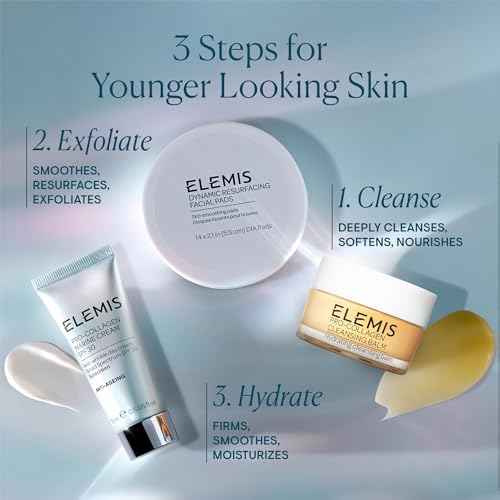 ELEMIS Pro-Collagen Travel Size Cleansing Balm - 3-in-1 Daily Face Cleanser - Melts Away Waterproof Makeup and Sunscreen - Lavender and Chamomile Oil - 20g