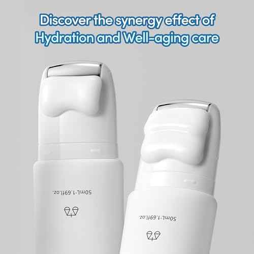 LAGOM Collagen Lifting Neck Cream with Massage Roller for Jawline and Face, Wrinkle Care, Korean Skincare 1.69 Fl Oz
