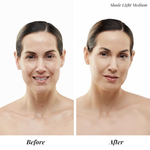 MagicMinerals AirBrush Foundation by Jerome Alexander, Mini Travel Size 1FL Oz, Easy Application Spray Makeup with Anti-aging Ingredients for Smooth Radiant Skin - Light Medium