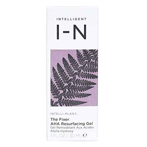 Intelligent Nutrients The Fixer AHA Resurfacing Gel - Formerly Glycolic Gel - Regenerating Plant-Based Chemical Peel Exfoliant Alternative for Face - Cell Turnover to Reduce Fine Lines (1 oz)