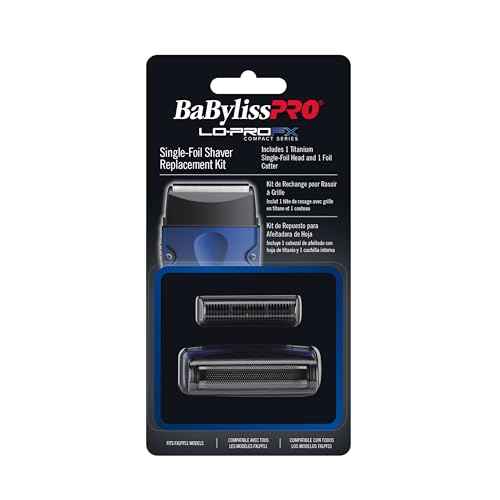 BaBylissPRO High-Performance Compact Single-Foil Shaver Replacement Foil and Cutter