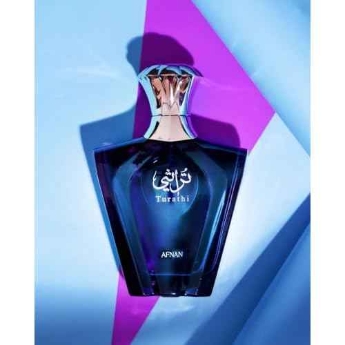 Afnan Turathi Blue Eau de Parfum Spray for Men, 3.0 Fl. Oz