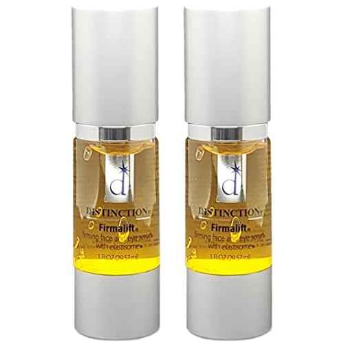 Distinction Firmalift Firming Face & Eye Serum ? Anti Aging Serum Lotion Cream and Moisturizer | Helps Reduce the Appearance of Fine Lines and Wrinkles, Soothes (1 Fl Oz, 2 Pack)