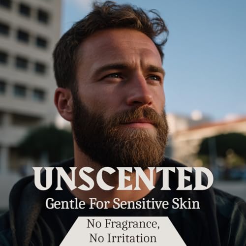 Striking Viking Unscented Beard Butter for Men - 4 Oz Cream - Unscented Beard Cream for Men with Non-Greasy Formula - Hydrating Balm