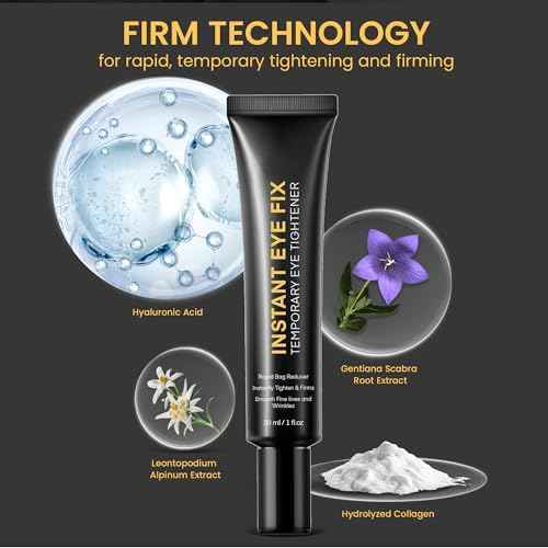 Temporary Instant Eye Tightener Cream: Instant Reduces Under-Eye Bags, Dark Circles Puffiness, Anti Aging Fine Lines, Firm Under Your Eyes