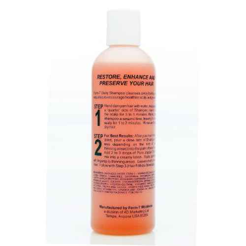 Hair Care Natural Shampoo By Super Hair Energizer, Enriched with Jojoba Oil Shampoo to Promote Healthy Hair Regrowth and Prevent Thinning Hair, 8 Oz. Per Bottle