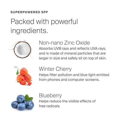 Supergoop! Zincscreen - 1.7 fl oz, Pack of 2 - SPF 40 PA+++ Mineral Face Lotion & Broad Spectrum Sunscreen - Lightweight, Blendable Formula with Pink Hue