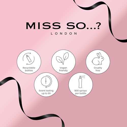 So¡¦? Miss Set - Perfumes for Women with Floral, Fruity and Vanilla Perfume Notes - 800 Sprays - Gifts for Women - 3 pcs Gift Set