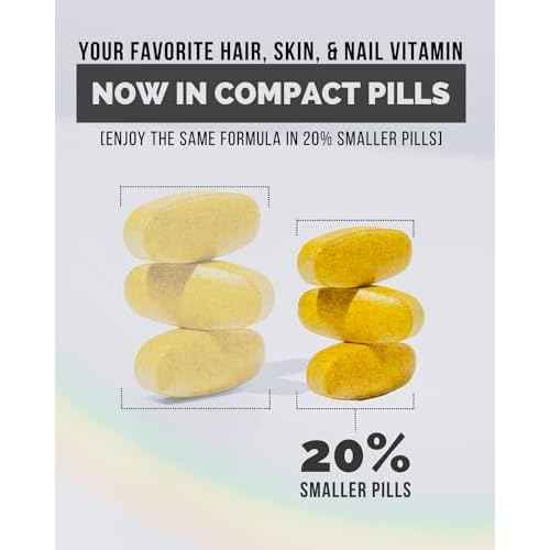 Advanced Hair, Skin & Nails Vitamins ? Doctor-Developed Hair Supplement with Biotin, Collagen Peptides, Vitamin E & B12 ? Clinically Tested 12-Week Results, Made in USA, Non-GMO