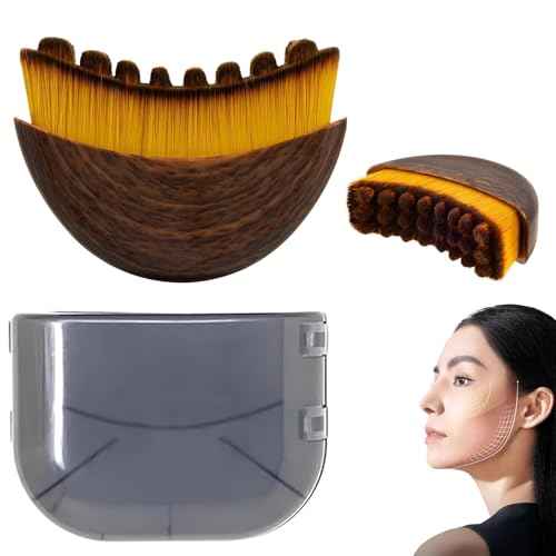 Lymphatic Contour Face Brush,Lymphatic Drainage Massager for Face and Body,Ergonomically Designed to Fit The Skin Precisely,Improves Skin