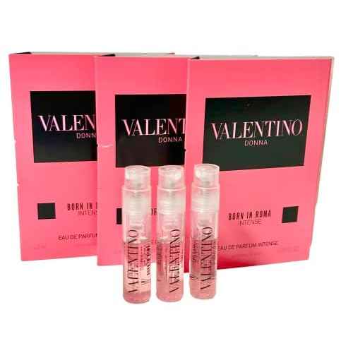 Valentino Born in Roma INTENSE EDP Sample WOMEN Spray Partially filled Mini SMALL Perfume SET OF 3