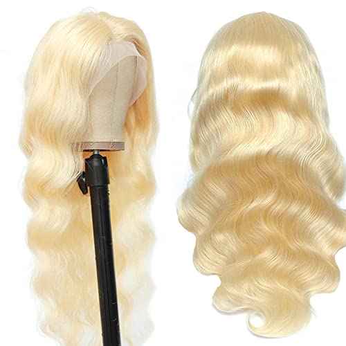 613 Lace Front Wig Human Hair 26inch 13x4 Blonde 100% Wig Human Hair Blonde Lace Front Wigs Human Hair 180% Density Premium 613 HD Lace Frontal Wig Pre Plucked