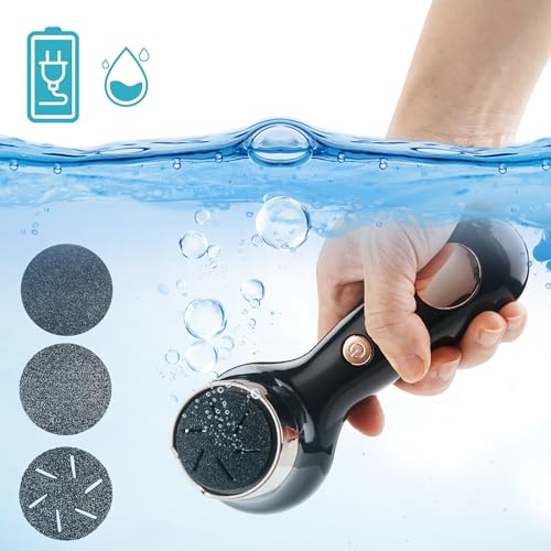 Electric Foot Callus Removers for Feet - Rechargeable Waterproof Portable Electronic Foot File Pedicure Tools for Cracked Heels Dead Skin