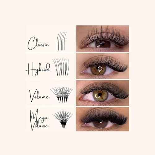 D Curl Mixed Lash Trays by SoCal Beauty - Faux Mink Eyelash Extensions 20 Rows per Tray, Color-Coded, Aluminum Backing & Window View - Salon Quality Lashes
