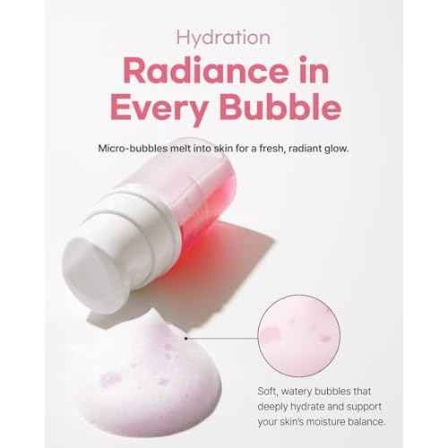 Mucin Mineral Vita Bubble First Essence Duo with Micro-Bubble Formula and 2-in-1 Toner Serum, Korean Beauty for Glass Skincare, 60 ml x 2 ? Hydrating Firming Cream, Best Glow Up Essentials