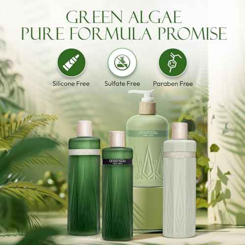 Moisturizing Body Wash for Sensitive Skin Women & Men, Full Body Washes with Hot Spring Yeast, Green Algae & Kaolin from Japan, Natural Body Wash, Daily Use, 2EA, Each 10.1 Fl Oz