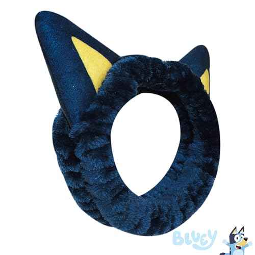 LUV HER Bluey Girls Cartoon Character Headbands - One Size Fits All, Soft Stretchy Fabric - Fun Fashion Accessory for Everyday or Special Occasions, Ages 3+