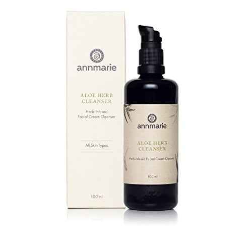 Annmarie Skin Care Aloe Herb Facial Cleanser - Gentle, pH-Balanced Cleanser with Aloe Vera, Coconut Oil & Calendula, Suitable for All Skin Types (100mL, 3.4 fl oz)