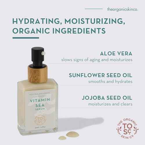 Vitamin C Face Serum for Glowing Skin 2-Pack, Rejuvenating Vitamin C Brightening Serum with Hydrating Organic Face Oils, Anti Aging Vegan Collagen Boosting Antioxidant Serum (30mL x 2)