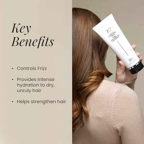 ALOXXI E7 Leave-In Conditioning Cream, Hydration & Intense Repair for Dry, Frizzy & Damaged Hair, Paraben-Free, 6.8 Fl Oz