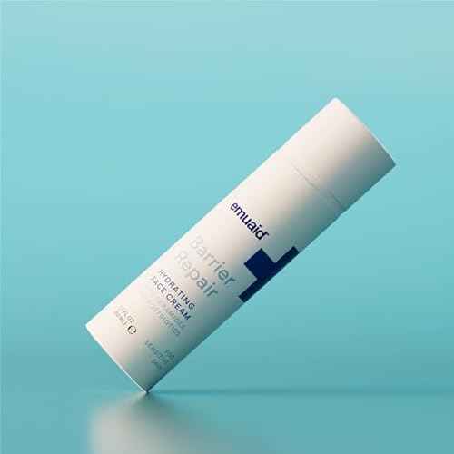 emuaid Barrier Repair Hydrating Face Cream, Deeply Hydrating Moisturizer for Sensitive Skin, Facial Moisturizer, Face Cream with Ceramides, Postbiotics & Antioxidants, 1.7 oz