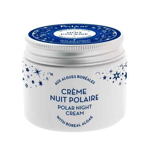 Pol?ar - Polar Night Revitalizing Cream with Boreal Algae - Smoothing, Regenerating, Detoxifying Moisturizing Night Cream - Vegan, Cruelty Free, Made in France - 1.7 fl oz