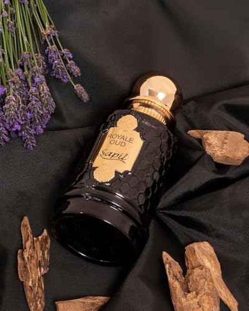 Sapil Royale Oud Unisex Eau De Parfum – Saffron, Nutmeg & Patchouli Musk Blend – Long-Lasting Luxury Arabic Oud Perfume for Men & Women – Premium Dubai Fragrance – 3.38 oz
