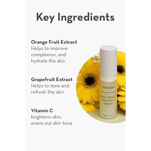 Sonage High Impact Vitamin C Serum:With Hyaluronic Acid | Hydrates & Fades Appearance Of Dark Spots