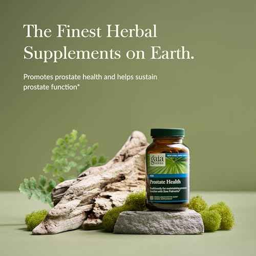 Gaia Herbs Prostate Health - Supports Prostate Health and Function for Men - with Saw Palmetto, Green Tea, Nettle Root, and White Sage* - 120 Vegan Liquid Phyto-Capsules (40-Day Supply)