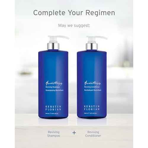 Kerstin Florian Reviving Shampoo | Moisturize & Boost Shine | Aloe and Wheat Protein Detangle & Hydrate Dull Hair | All Hair Types (13.5 fl oz)