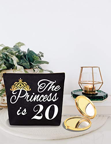 20th Birthday Gifts for Girls,20th Birthday Gifts for Women,20th Birthday,20th Birthday Gifts for Daughter,20th Birthday Gifts Cosmetic Bag,20th Birthday Makeup Mirror,20 Year Old Girl Birthday Gifts