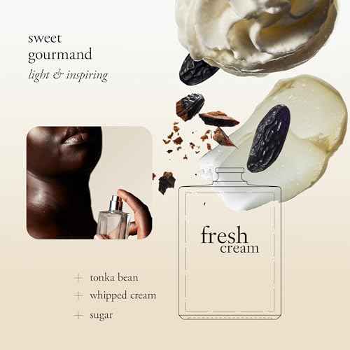 philosophy fresh cream eau de toilette - sweet & captivating women's perfume - with notes of vanilla, heliotrope & tonka bean - long lasting fragrance