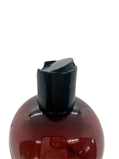 Caribbean Coastal Delights 16 oz Amber Plastic Bottle with Black Disc Cap - 2 Pack - BPA-Free and Break-Resistant - Perfect for Lotions, Creams, and Beauty Essentials