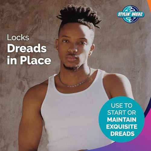 Stylin Dredz Mouldin' Gel Wax with Tea Tree Oil - Twist n Lock - Maximum hold (500 ml, Pack of 4)